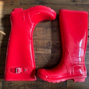 Apple Red Polar Rainboots Size 8